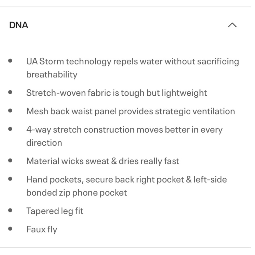 Men's UA WG Woven Pants - Picture 7 of 7